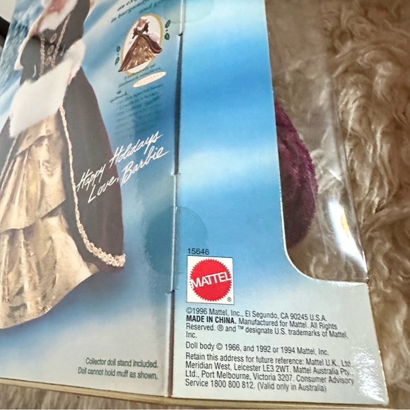 Vintage New In Box 1996 Happy Holiday Barbie Special Edition - Picture 9 of 12